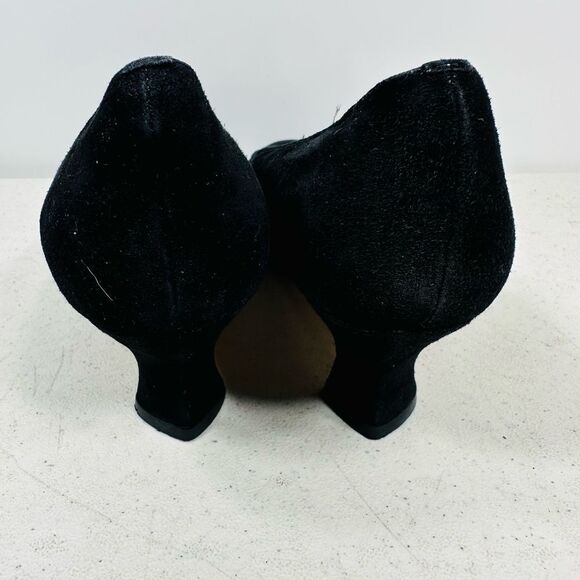 Anyi Lu Italy Real Suede Leather Heels Size US 9 Euro 39.5 - Picture 5 of 7